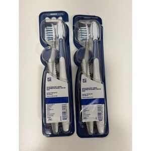 Oral-B CrossAction All In One Soft Toothbrushes 2X Value Pack 4 Total Brushes